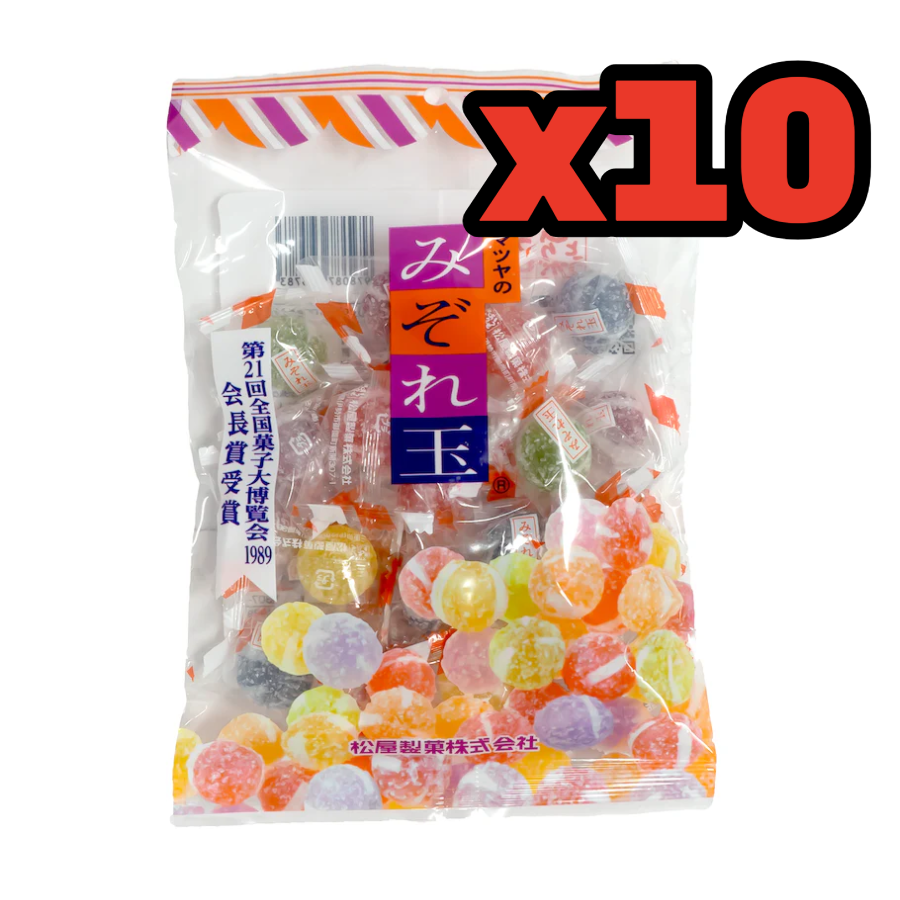 Mizore Dama Candy Balls (160g x 10 Packages) – Oyatsu Mart