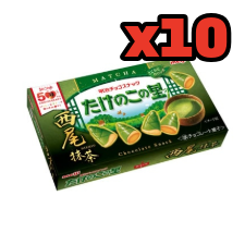 Takenoko no Sato - Matcha Flavor (61g x 10 Packages) – Oyatsu Mart