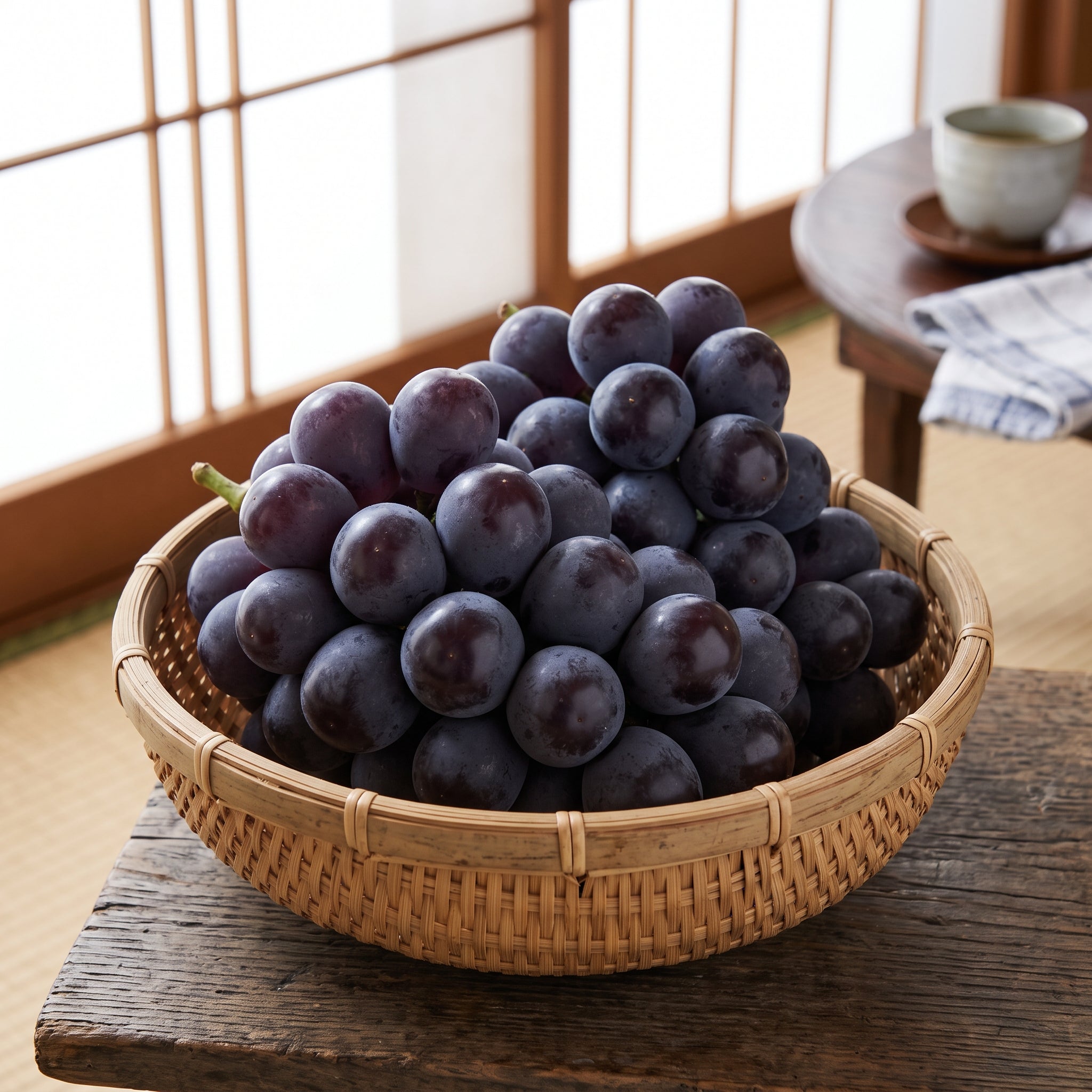 Deep Purple in the Summer - All About Kyoho Grapes