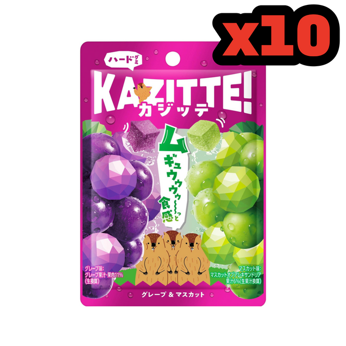 Kajitte Grape & Muscat (80g x 10 Packages)