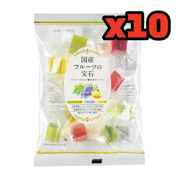 The Jewels of Japanese Fruit Jelly (10, 160g packages)
