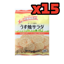 Value Pack Thin Rice Crackers - Salad Flavor (30g x 15 Packages ...