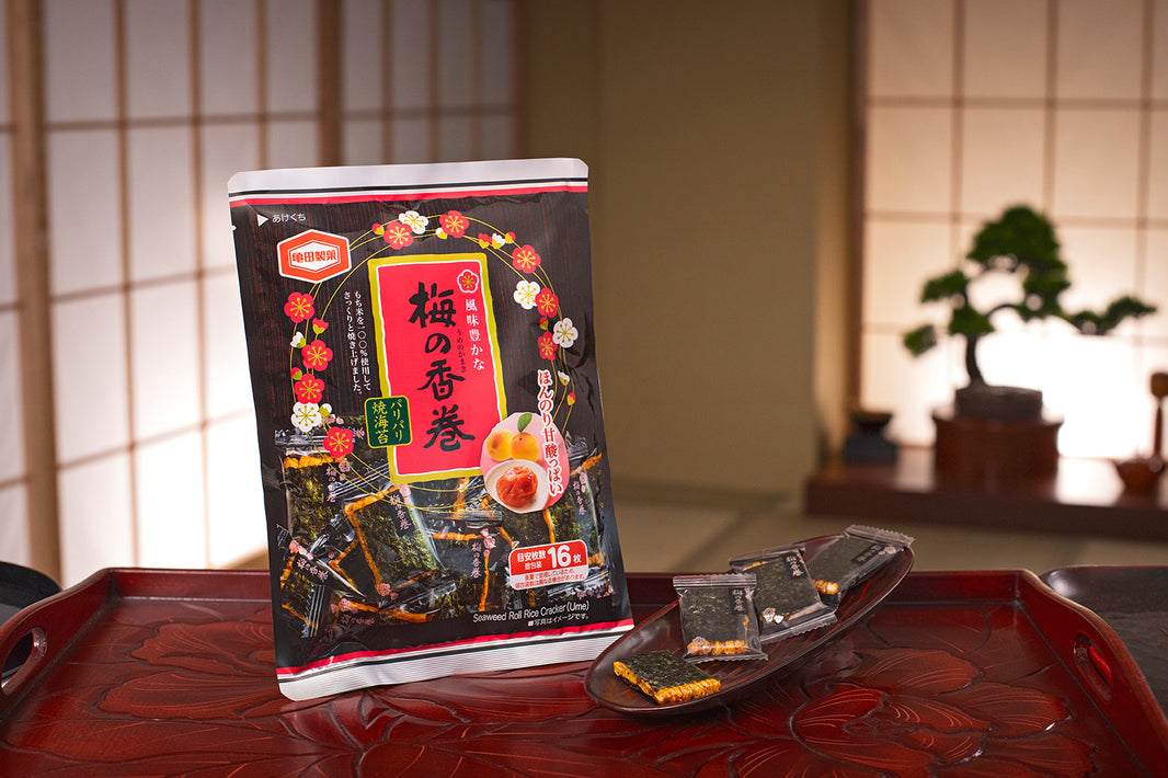 Ume no Kaori Plum Rice Crackers (47g x 12 Packages)