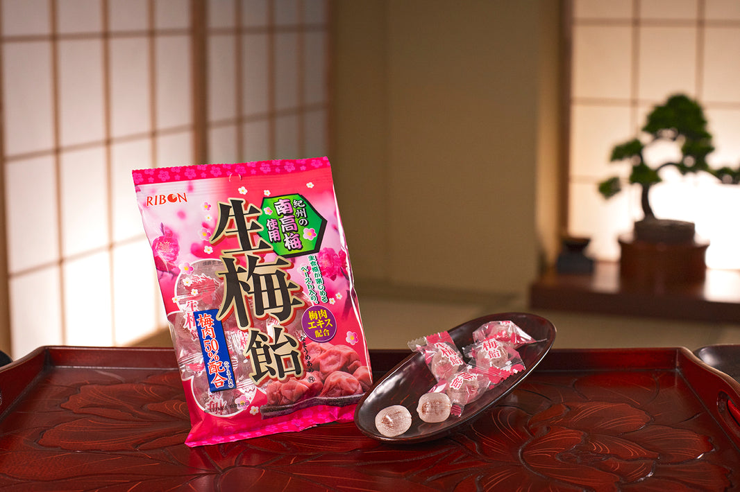 Japanese Soft Center Plum Candy (90g x 12 Packages)